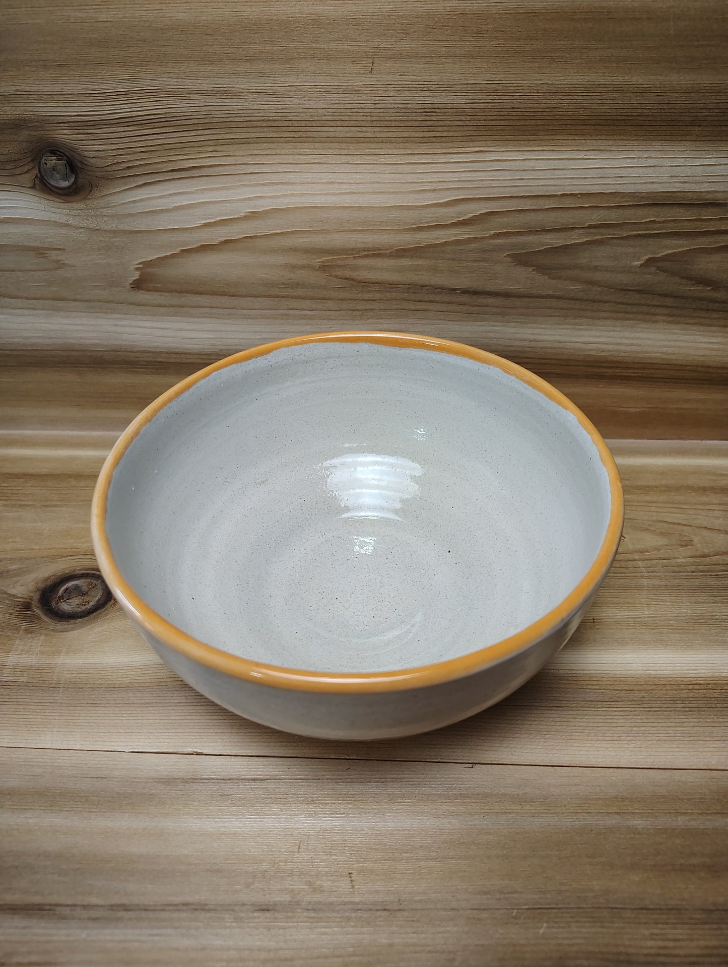 White Tropical Bowl