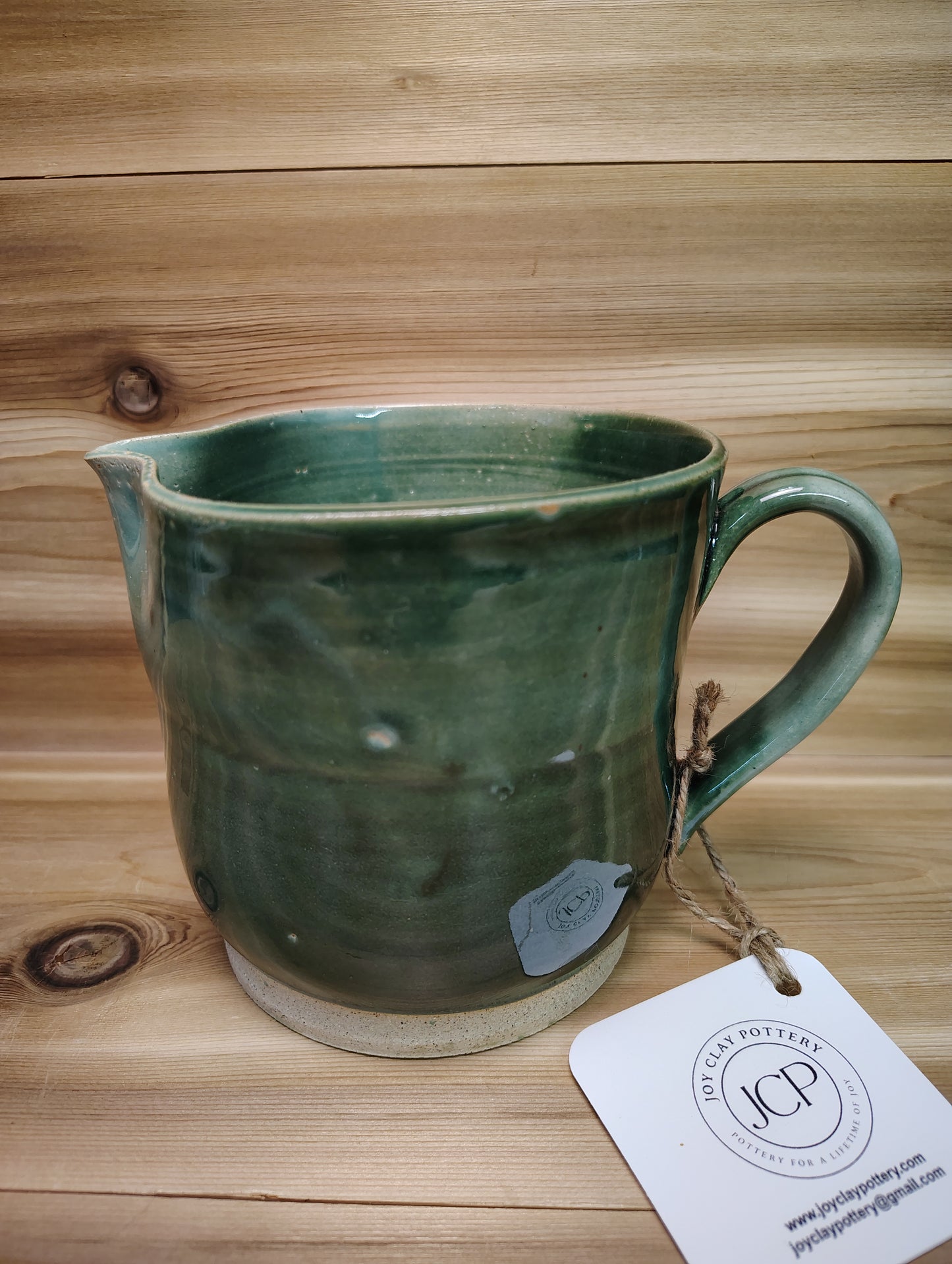 Emerald Green Pitcher