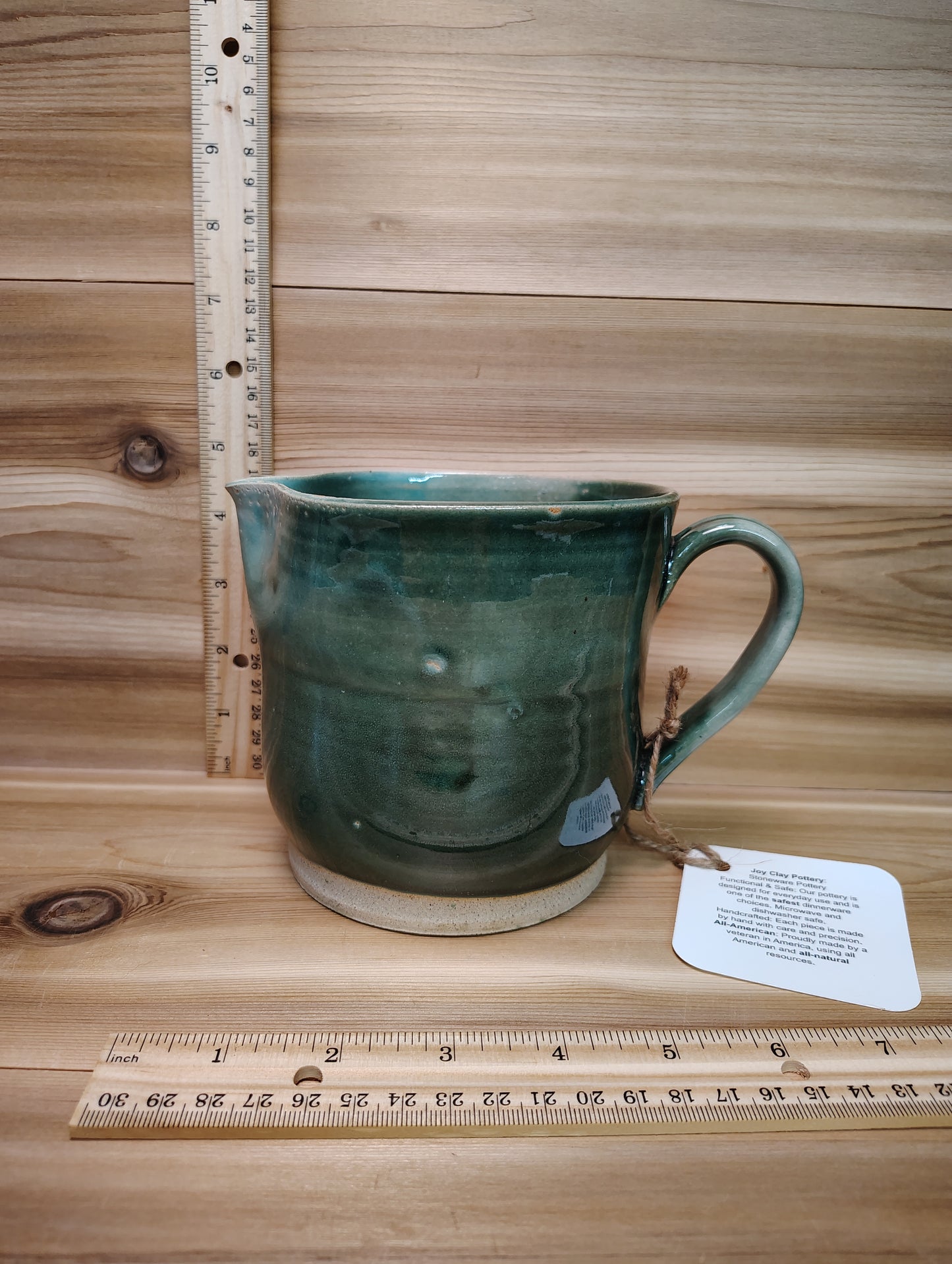 Emerald Green Pitcher