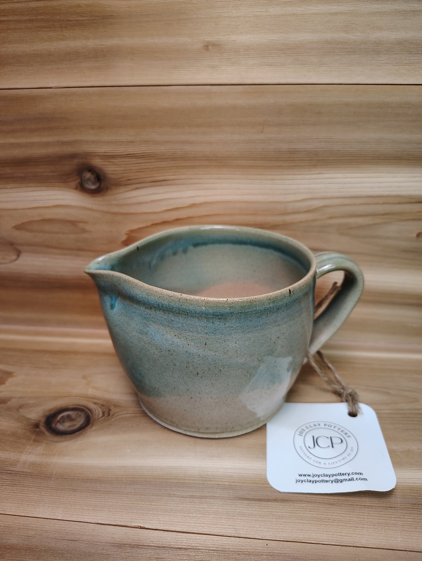 Light Green/White Pitcher