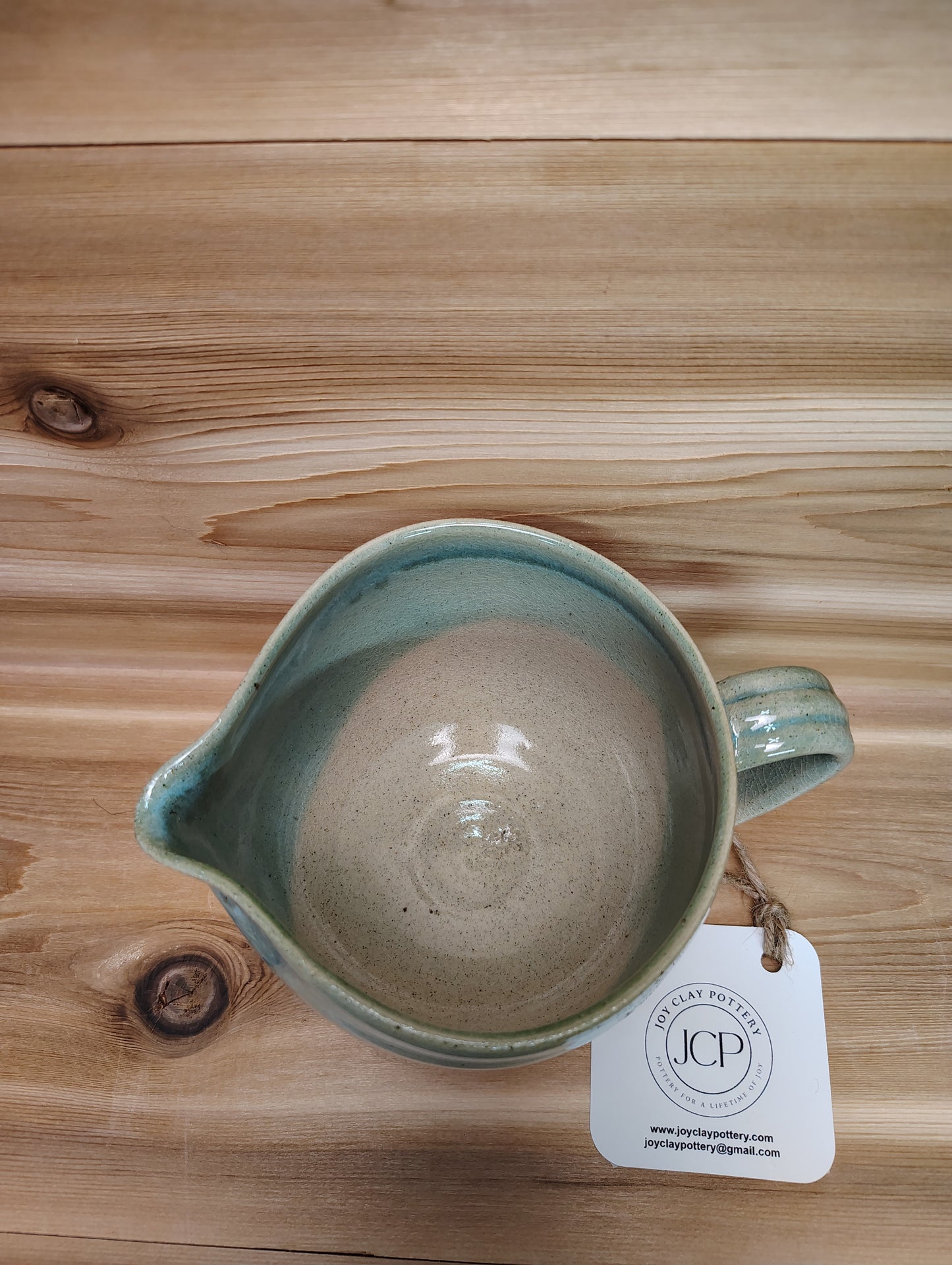 Light Green/White Pitcher
